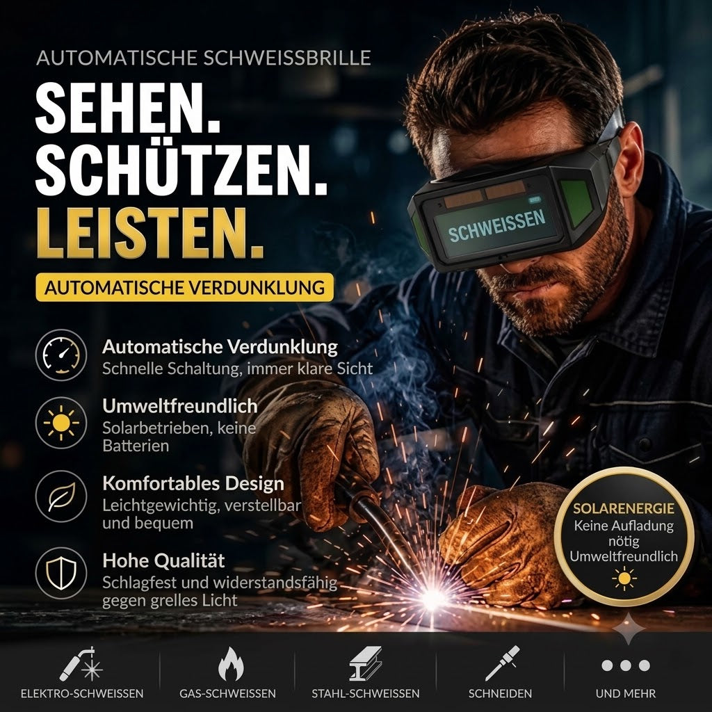 Brandschutz-Schweißbrille – Neues Modell 2026