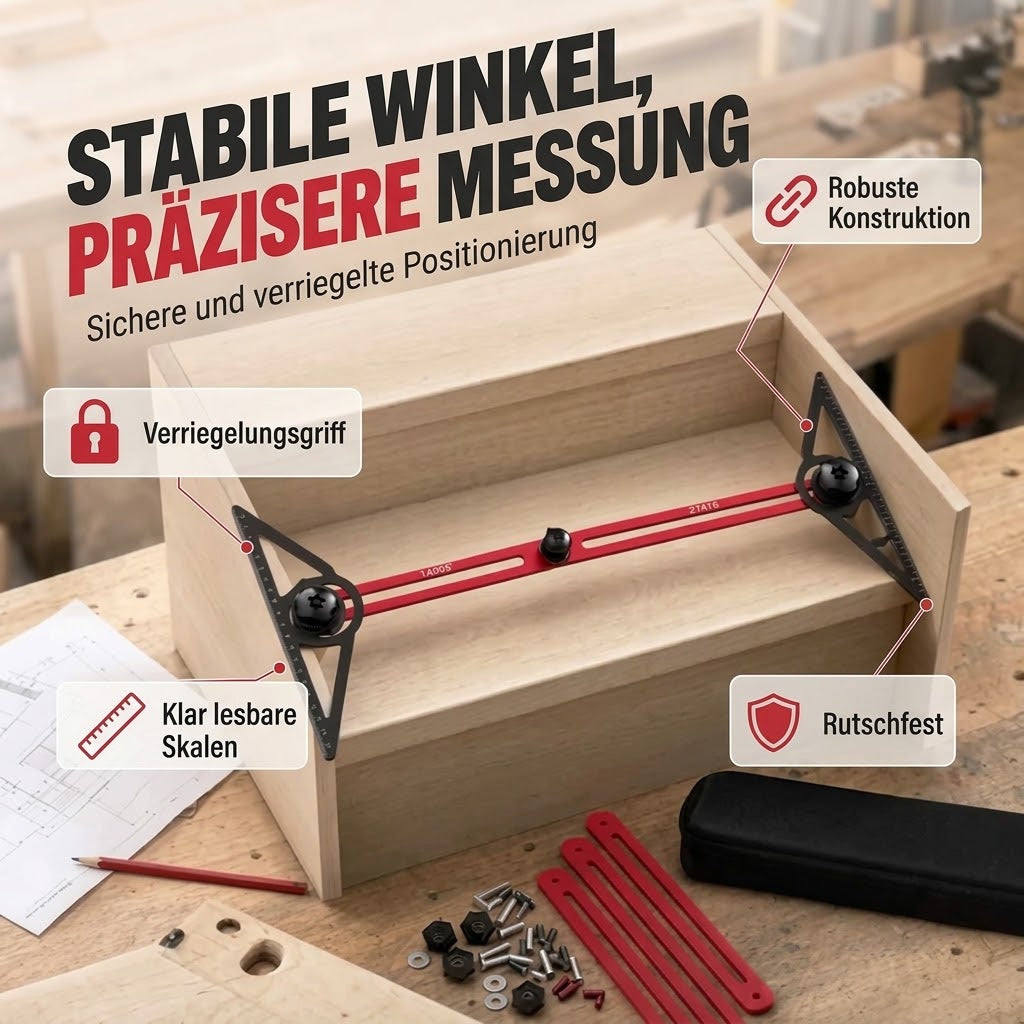 Langlebiges Aluminium-Messwerkzeug – Präzise Messungen für Heimwerker und Profis