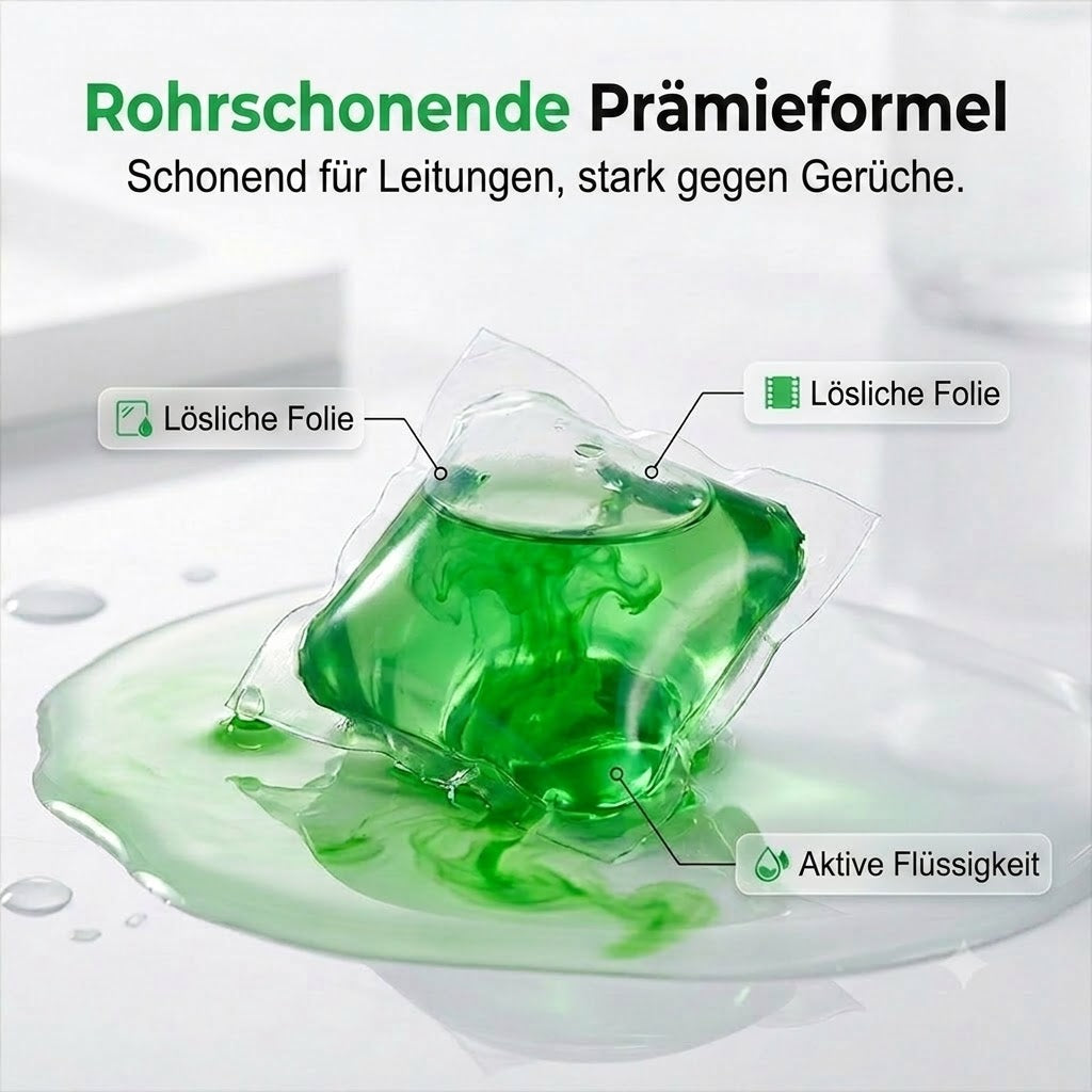 Rohrreiniger- & Geruchsentferner-Tabs