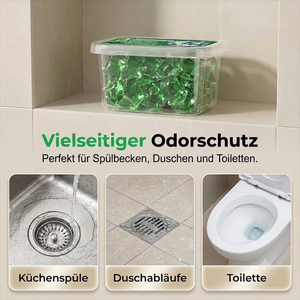 Rohrreiniger- & Geruchsentferner-Tabs