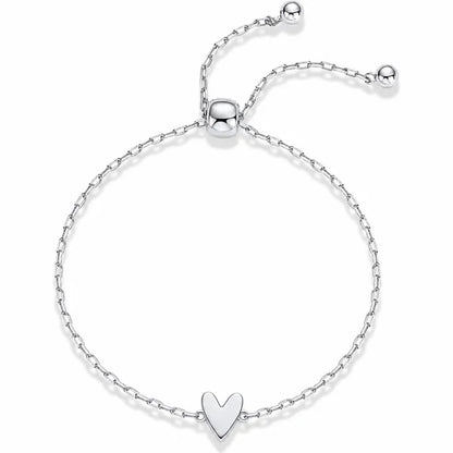 Herz-Armband-Set – 14K vergoldetes Herzarmband