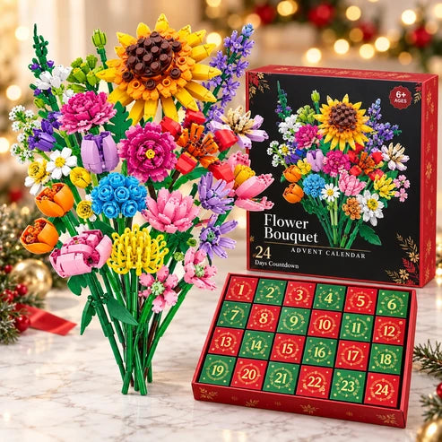 „Blühen & Bauen“ Adventskalender – Erschaffen Sie Ihren eigenen Traum-Weihnachtsstrauß