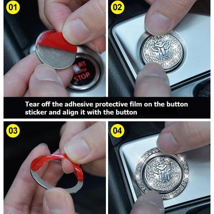 Eleganter Zierring für den Motorstartknopf