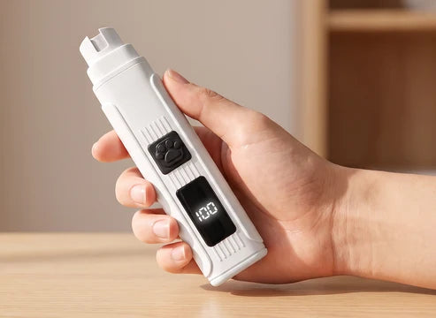 Elektrische Krallenfeile für Haustiere mit LED-Betriebsanzeige