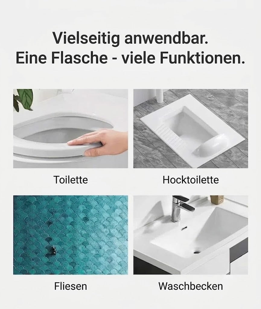 Multifunktionales Badezimmer-Sprühreiniger