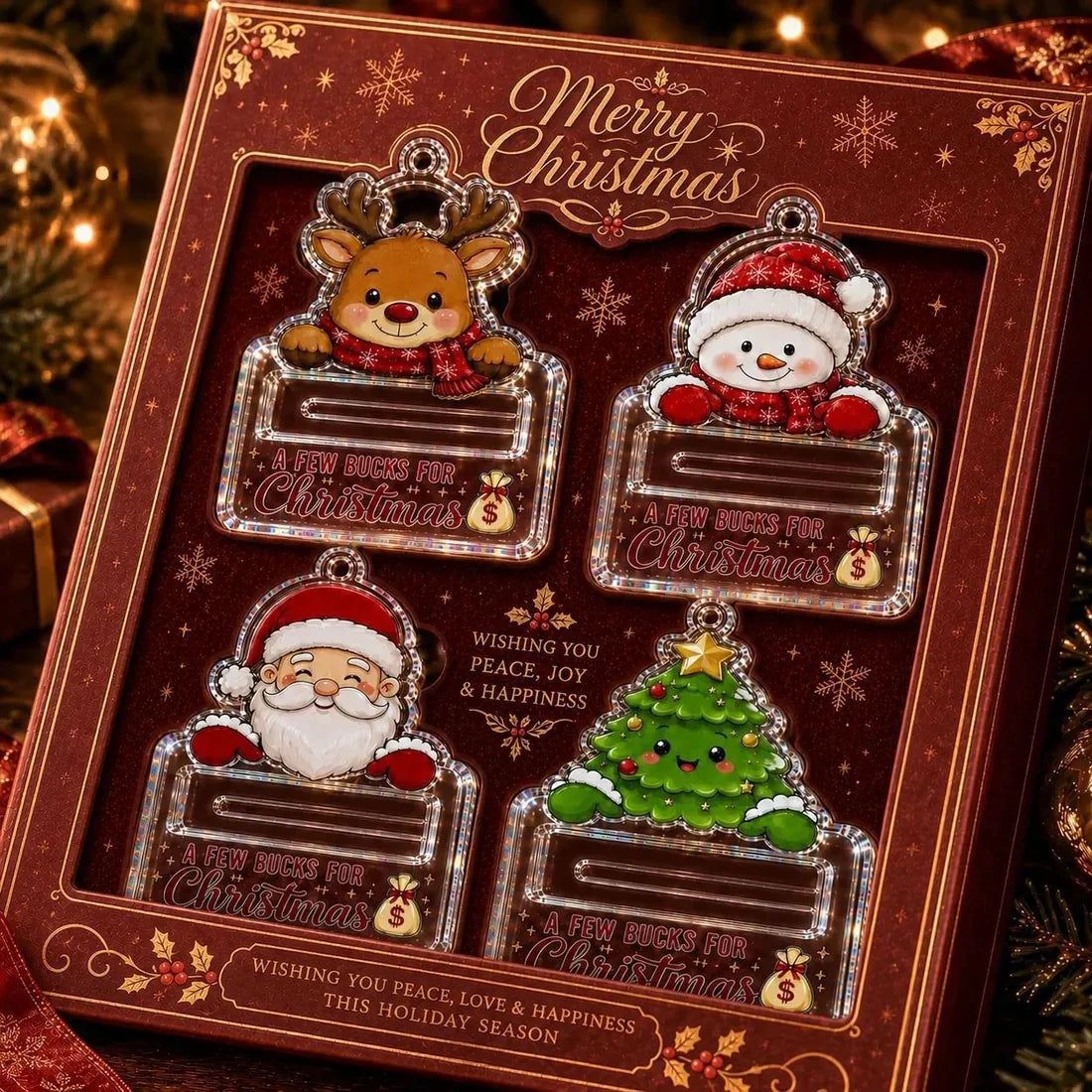 Kristallklarer Weihnachtsbaumschmuc