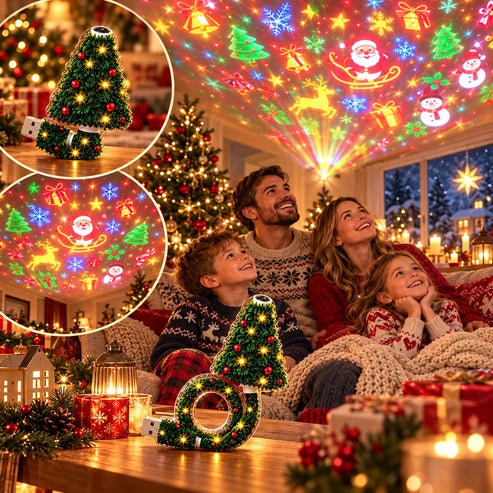 HD-USB-Weihnachtsprojektor – Zaubern Sie augenblicklich eine traumhafte Weihnachtsatmosphäre