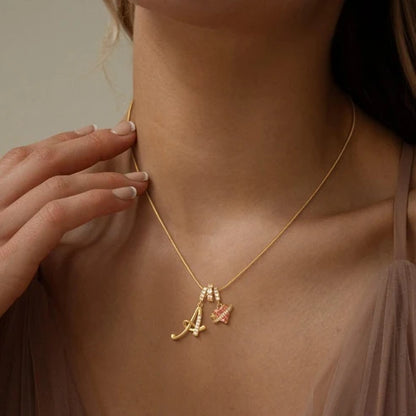 Elegante Halskette mit Herzanhänger