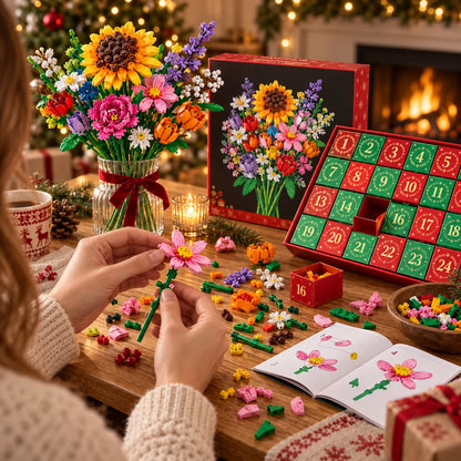 „Blühen & Bauen“ Adventskalender – Erschaffen Sie Ihren eigenen Traum-Weihnachtsstrauß
