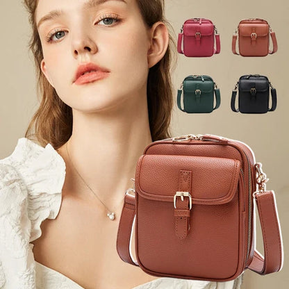 Damen-Kleine-Kasten-Umhängetasche – Elegante Kasten-Schultertasche