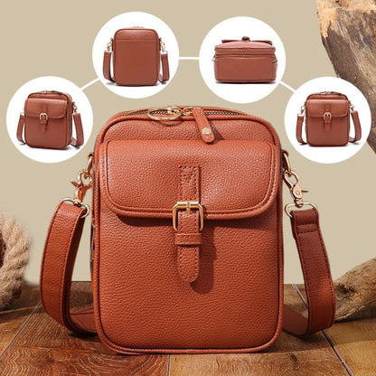 Damen-Kleine-Kasten-Umhängetasche – Elegante Kasten-Schultertasche