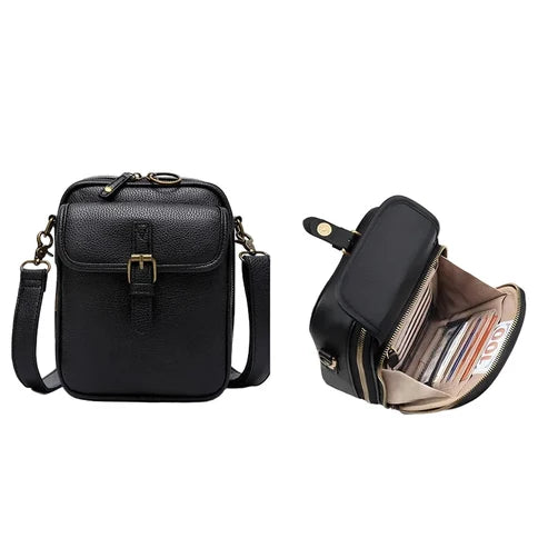 Damen-Kleine-Kasten-Umhängetasche – Elegante Kasten-Schultertasche