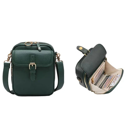 Damen-Kleine-Kasten-Umhängetasche – Elegante Kasten-Schultertasche