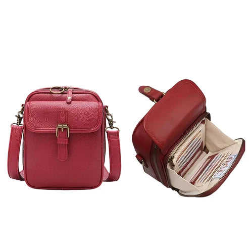 Damen-Kleine-Kasten-Umhängetasche – Elegante Kasten-Schultertasche