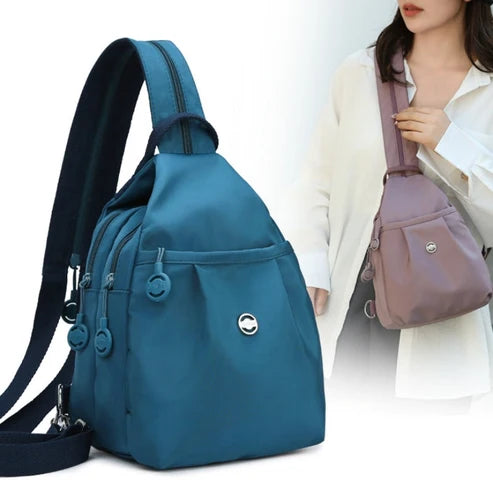 2-in-1 Umwandelbarer Rucksack / Schultertasche mit mehreren Fächern