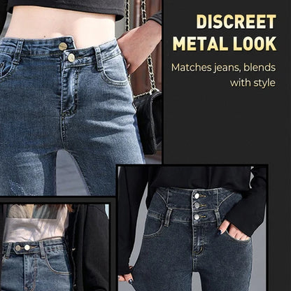 Federbelasteter Metall-Knopfverlängerer für Jeans