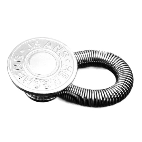 Federbelasteter Metall-Knopfverlängerer für Jeans