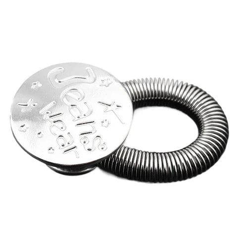 Federbelasteter Metall-Knopfverlängerer für Jeans