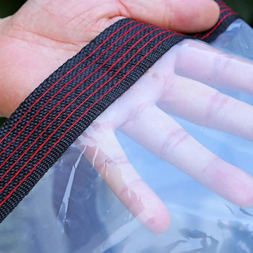 Hochfeste transparente Wasserdichte Abdeckplane | UV-beständig & Reißfest