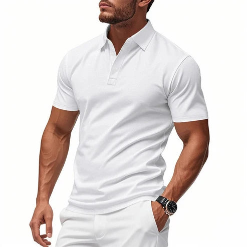 Herren Kurzarm-Poloshirt – Sportlicher Slim-Fit