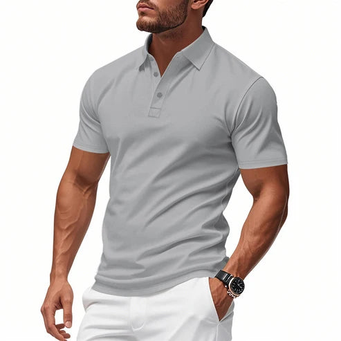 Herren Kurzarm-Poloshirt – Sportlicher Slim-Fit
