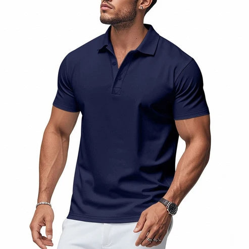 Herren Kurzarm-Poloshirt – Sportlicher Slim-Fit