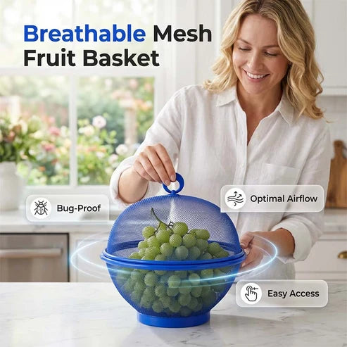 Obstkorb mit Deckel – Schützt Obst und hält es frisch
