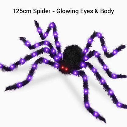 Riesige Halloween-Spinne
