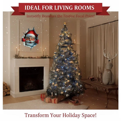 3D-Weihnachts-Wandsticker – 1 Set (2 Stück)  Weihnachtliche Stimmung in nur einer Minute