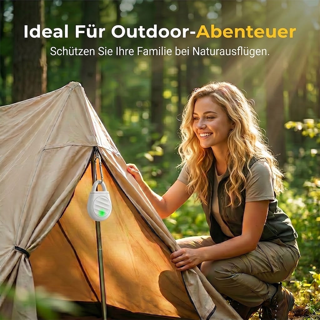 🐦 Schluss mit Vögeln, Schädlingen und Grashüpfern! Tragbarer Ultraschall-Vogelschreck im praktischen Schlüsselanhänger-Design.